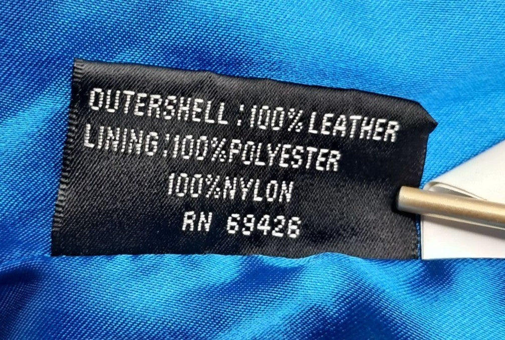 Vintage 1990s Wilsons Leather Maxima Womens Black Fitted Button-Up Blazer Jacket