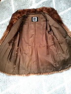 SAGA, Mink, Coat, Brown, L Size, with Vert, Women Authentic From Japan
