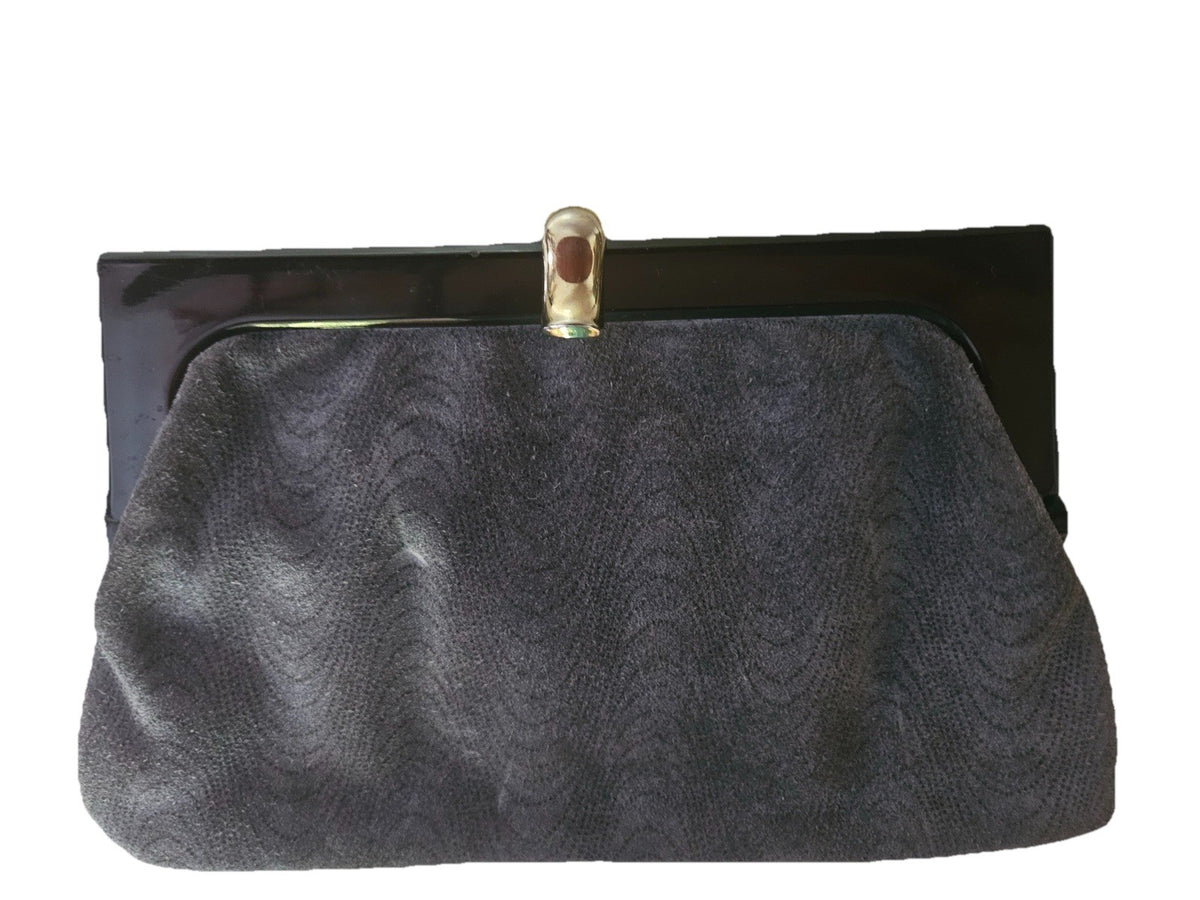 Vintage Gray Clutch Purse