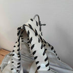 Chloe Silverado White Leather Bag Vintage Early 2000s Large Satchel Tote