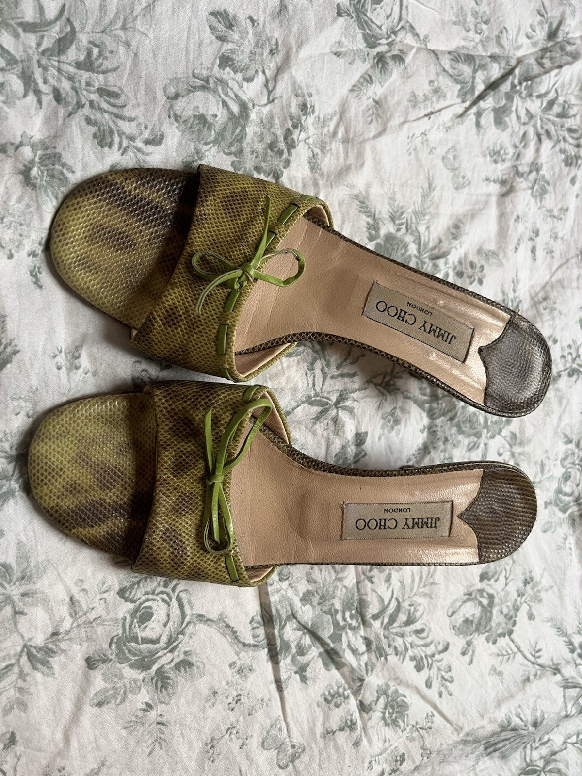 Vintage Jimmy Choo kitten heels