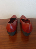 Vintage Bottega Veneta Pump Leather Red Shoes