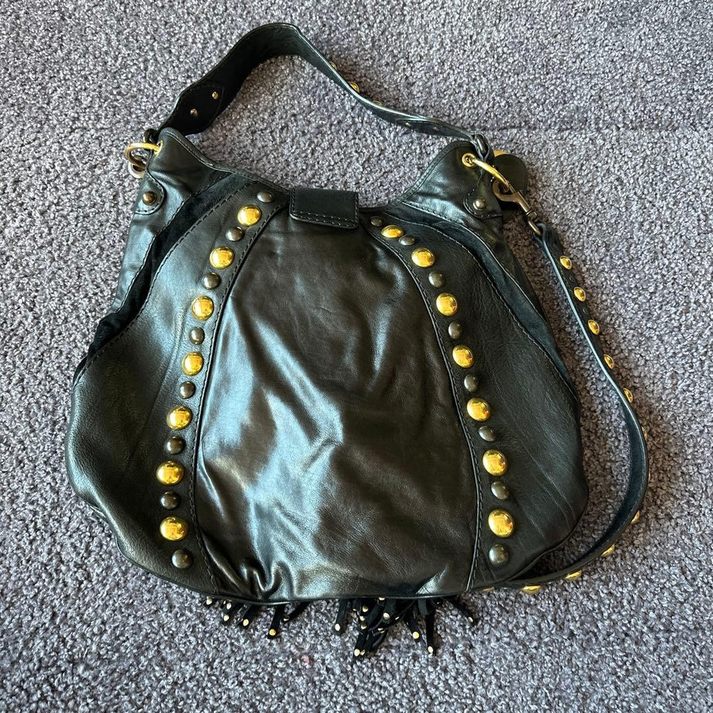GUCCI Leather Babouska Indy Hobo Bag 19549