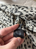 Vizio Lambskin Leather Jacket with Fur Collar Y2K