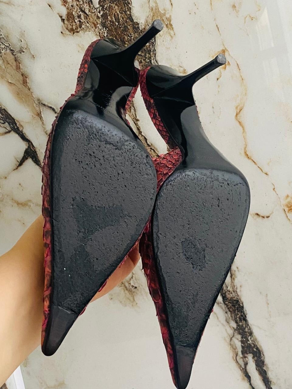Gianmarco Lorenzi Italian Women Mules Nice Shoes High Heels Size 38