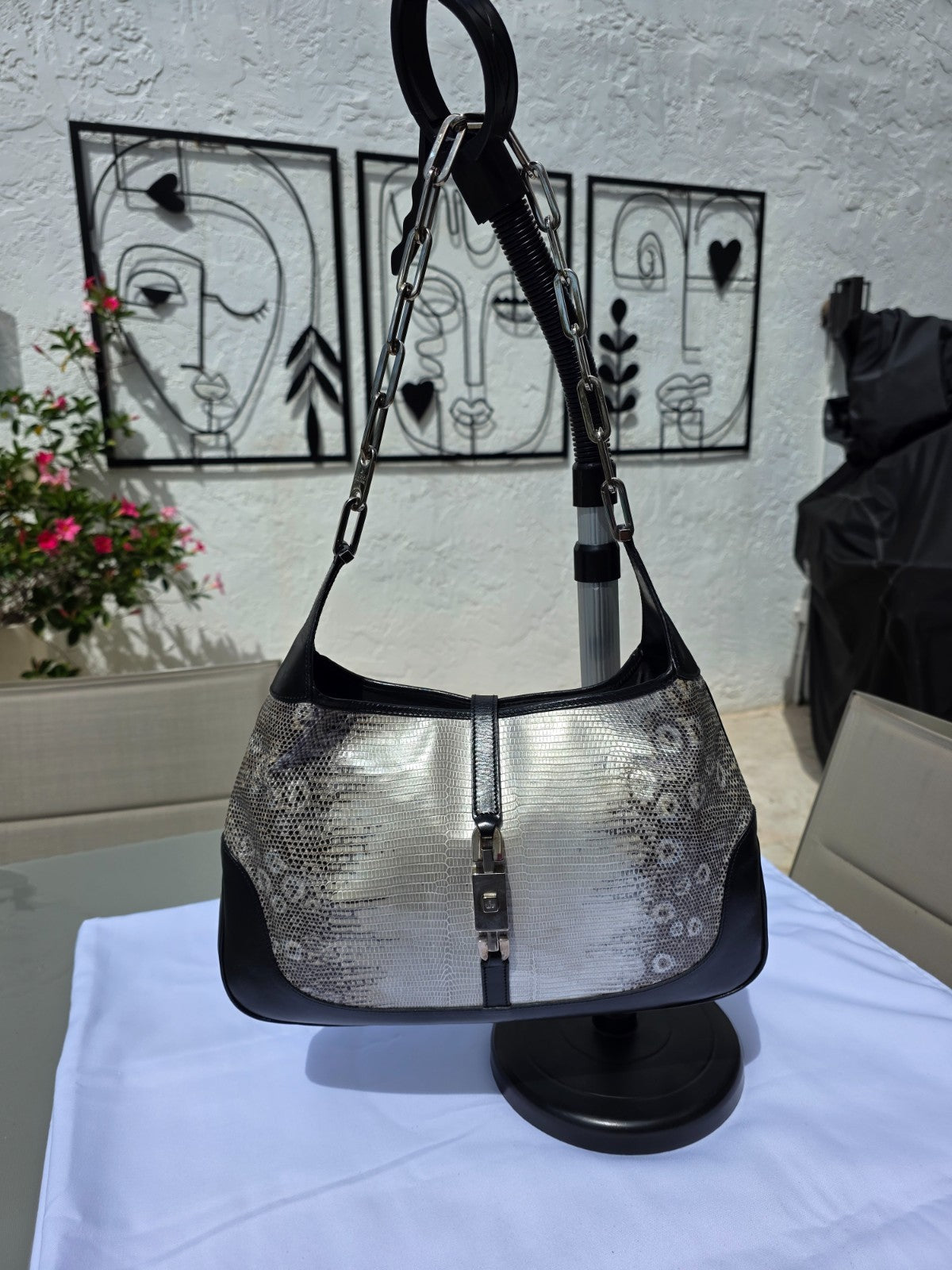 GUCCI Jackie O extraordinary karung shoulderbag