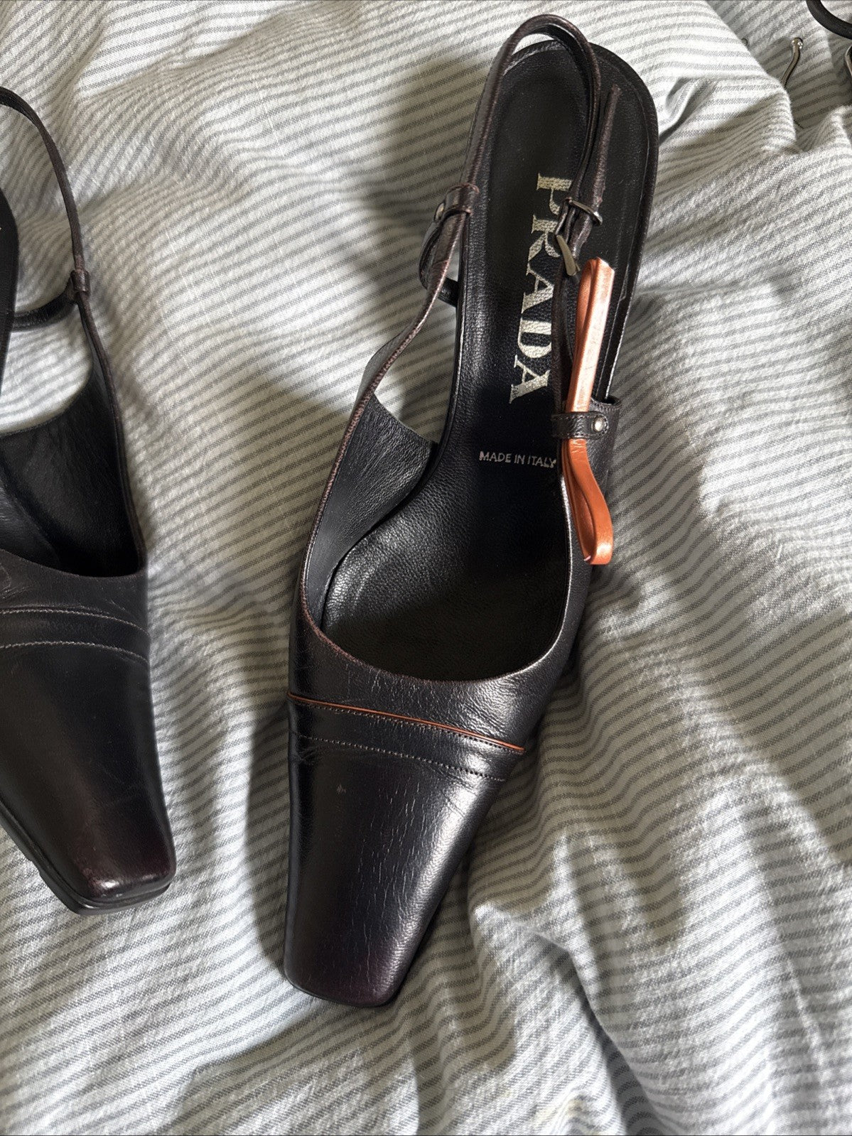 PRADA Kitten Heels Women Vintage 00s, Size 36/ US6