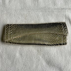 Nancy Gonzalez Clutch Gold Snakeskin Exotic Leather Envelope Evening Bag