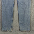 Vintage Levis 505 Jeans Mens 33x34 (32x33.5) Light Wash Straight Denim USA 90s