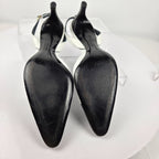 Ralph Lauren Collection Y2K Black and White Cap Toe Slingback Pumps Size 5.5B
