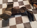 Brand New Authentic Manolo Blahnik Kid Leather Boots 39