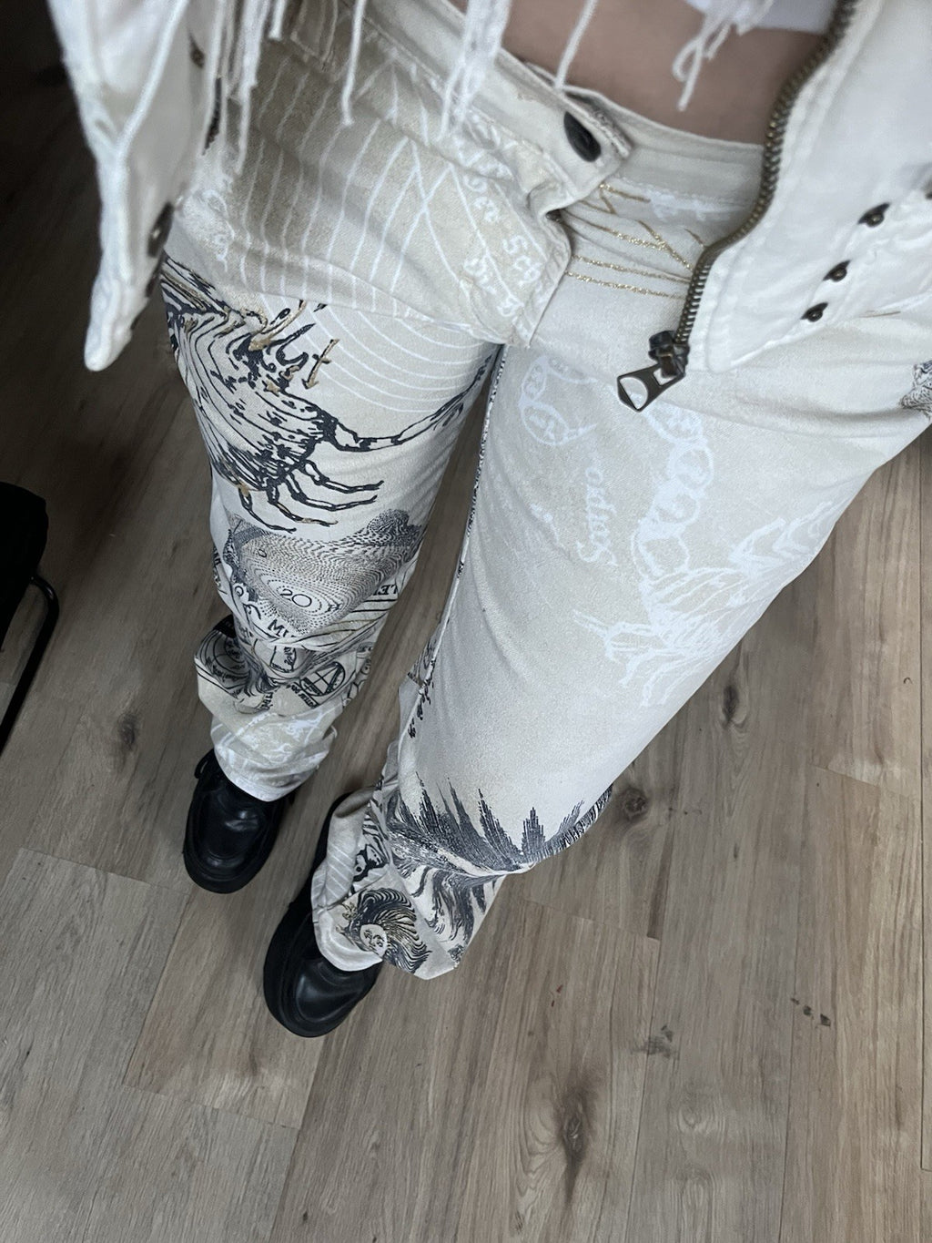 roberto cavalli jeans astrology 00s