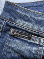 Vintage 00s Dolce&Gabbana Y2K Mega Flared Jeans Rare Womens Size 30 42