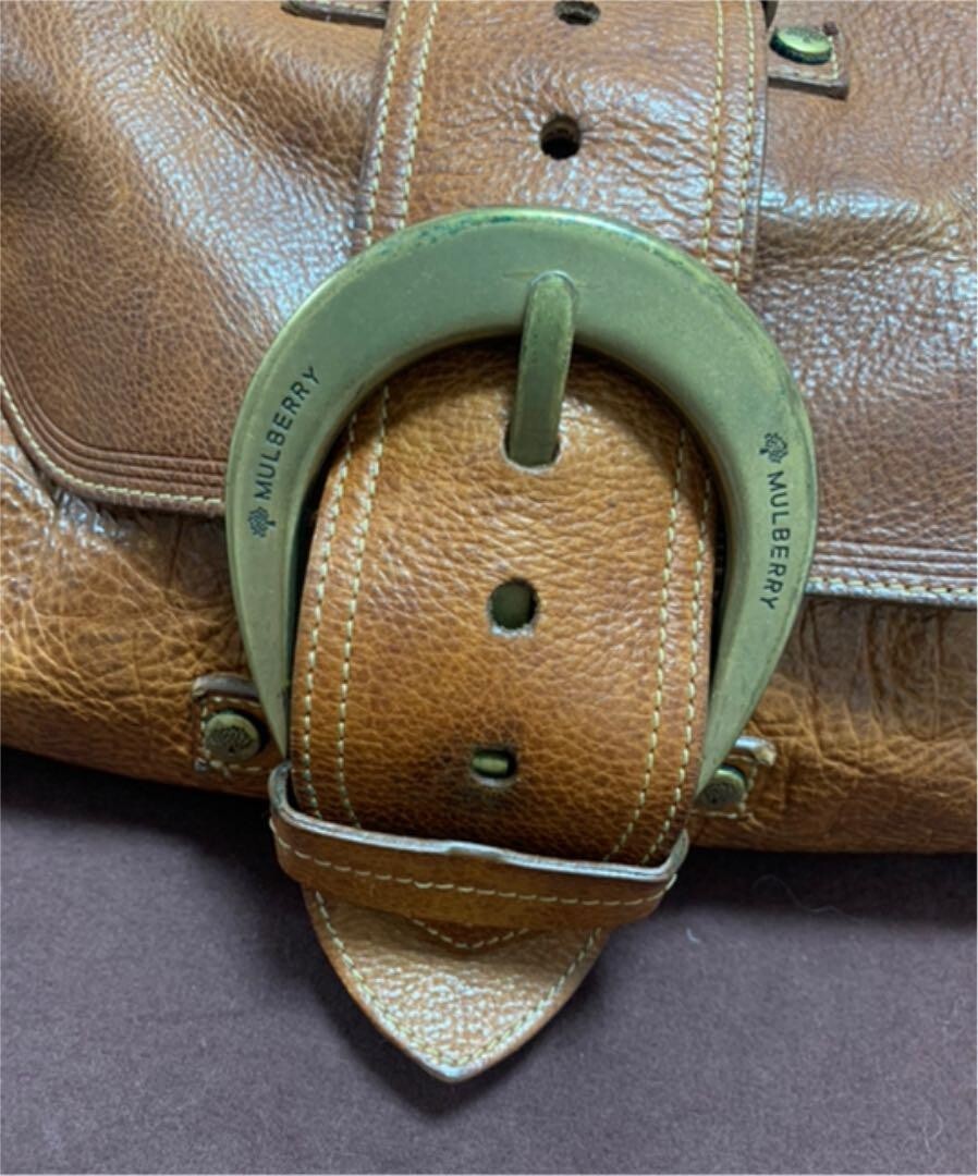 Mulberry Vintage Leather Shoulder Bag Brown