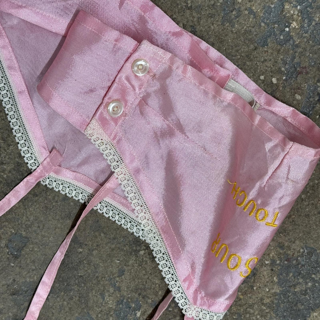 1940s Embroidered Lingerie Set Pink