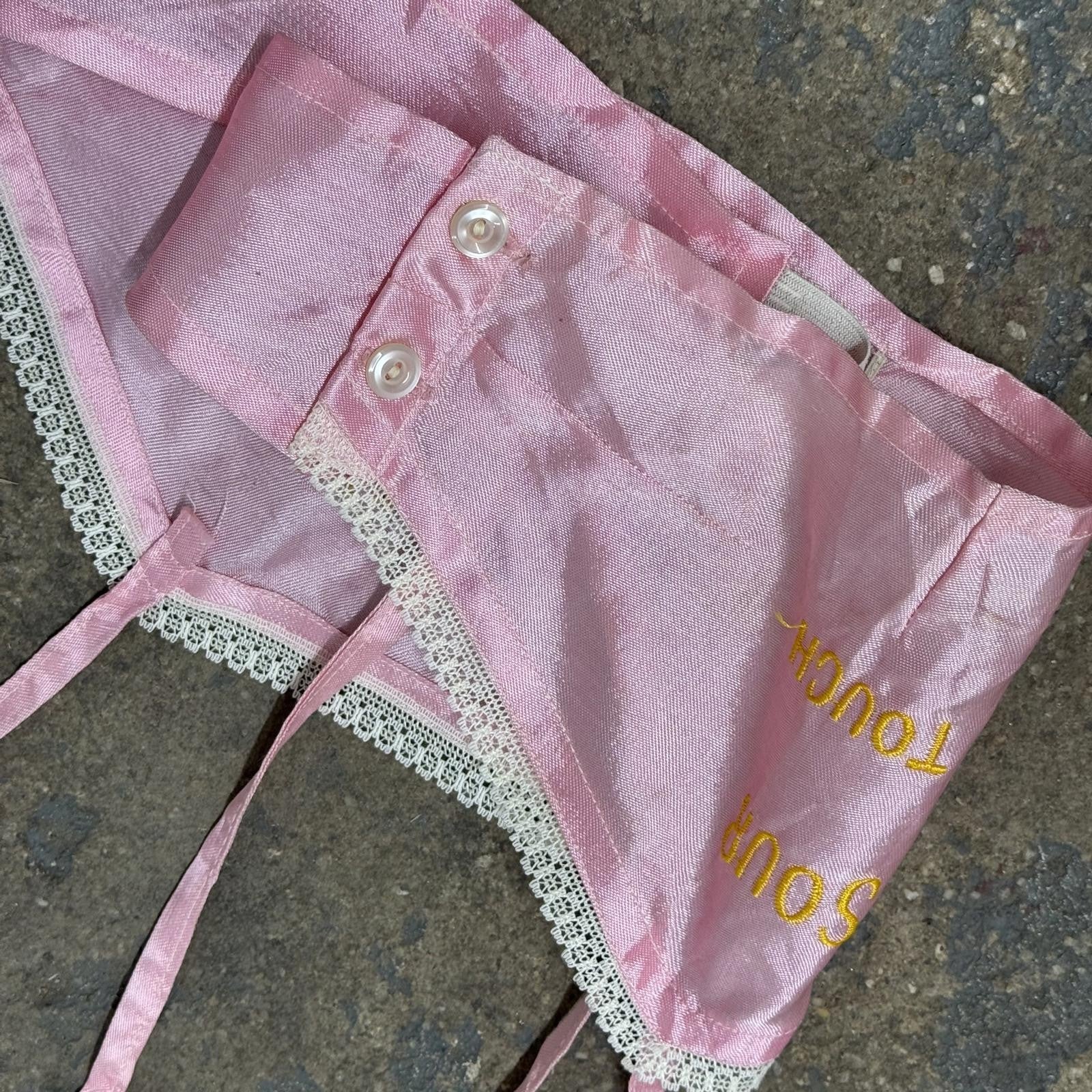 1940s Embroidered Lingerie Set Pink