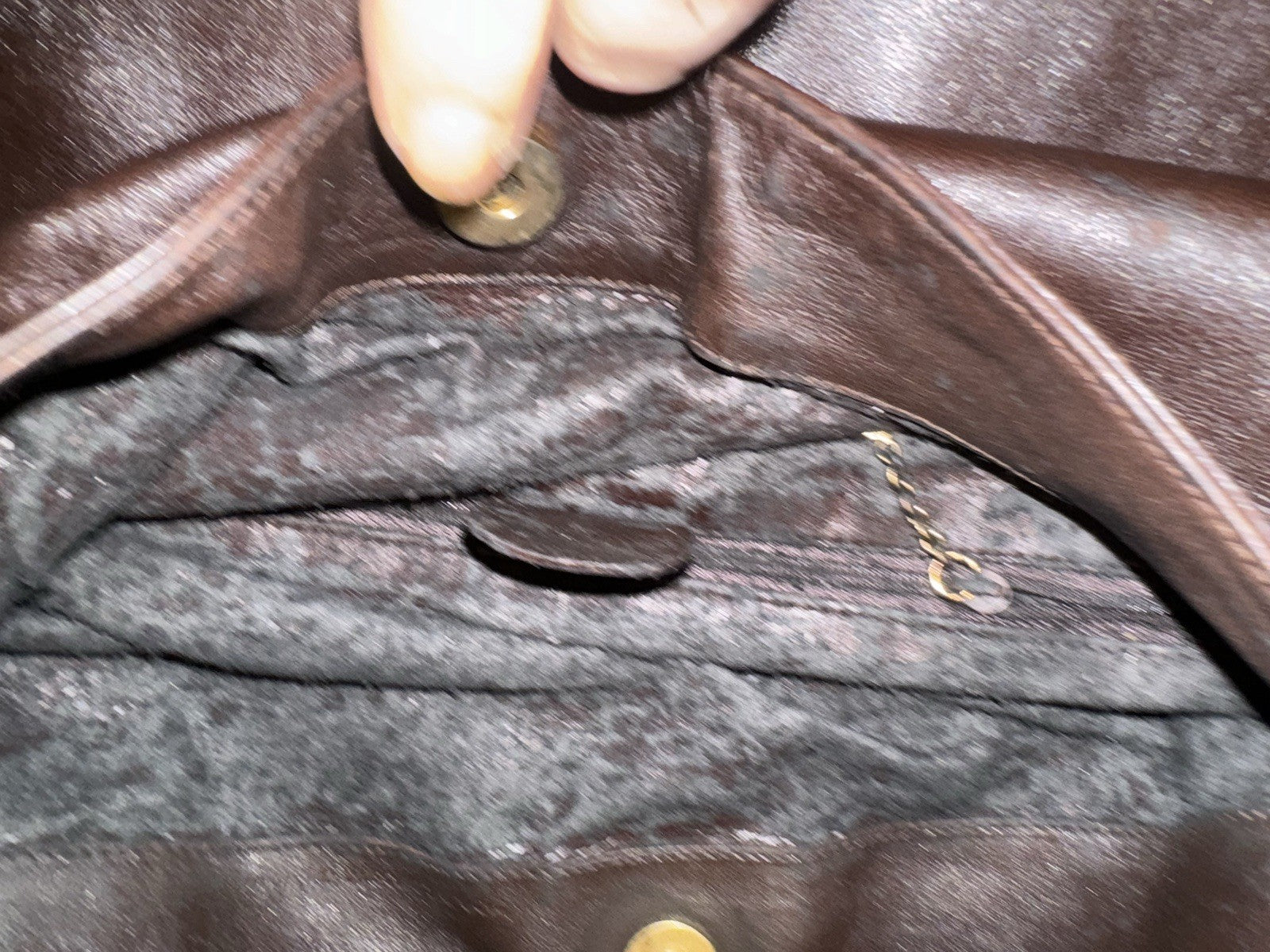 Gucci 1990s Brown Leather Bamboo Handle Shoulder Bag