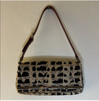 Vintage Pony hair Fendi Baguette Shoulder Bag