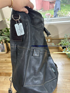 Rugby Ralph Lauren Black Drawstring Bucket Bag Large