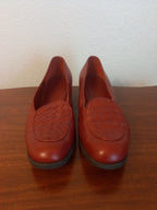 Vintage Bottega Veneta Pump Leather Red Shoes