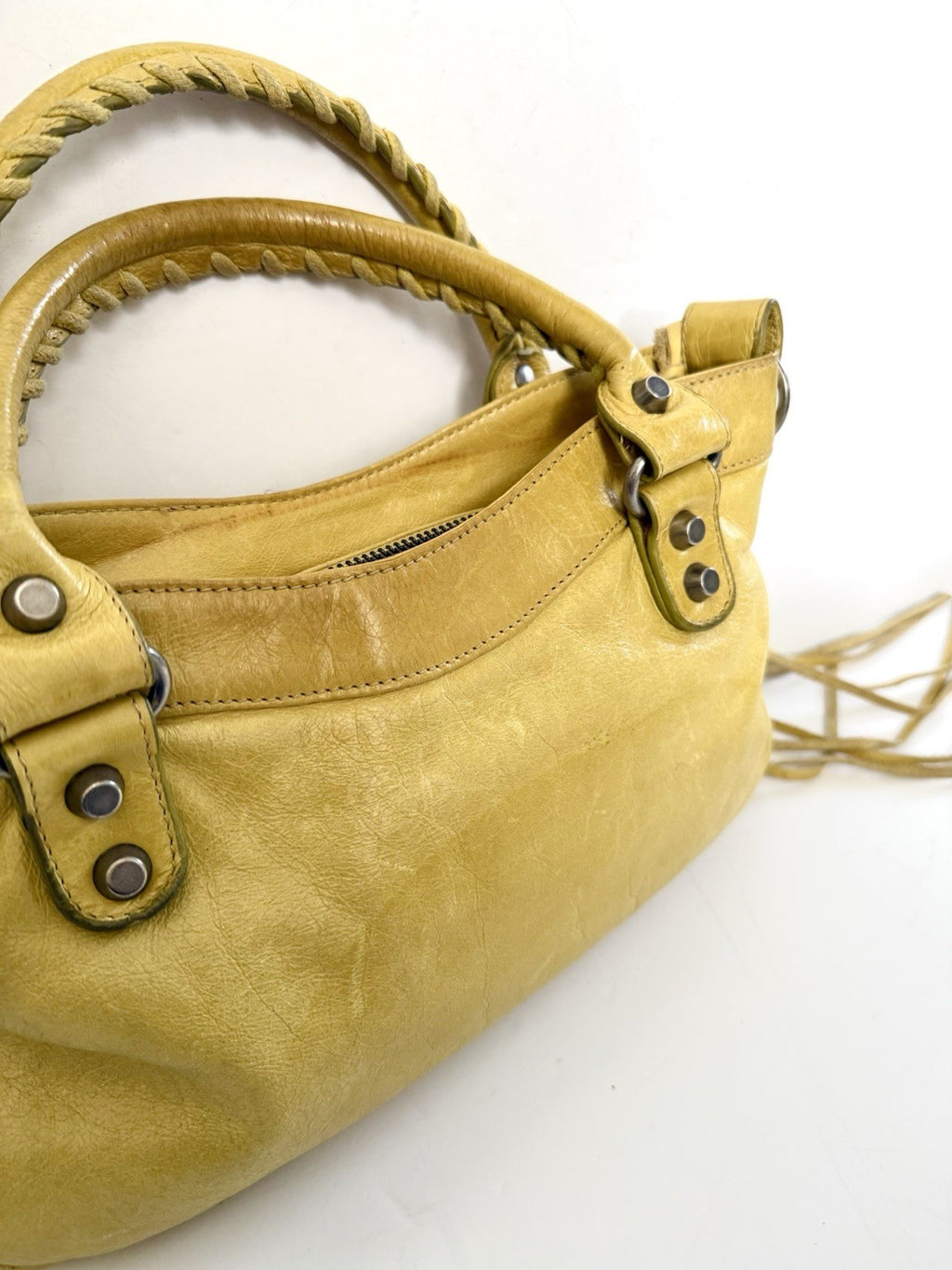 Balenciaga The City Mini 2Way Hand Bag Leather Y2K Vintage 90s Rare
