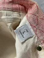 Roberto Cavalli S/S1999 Pink Python Glittered Swarovski Jeans