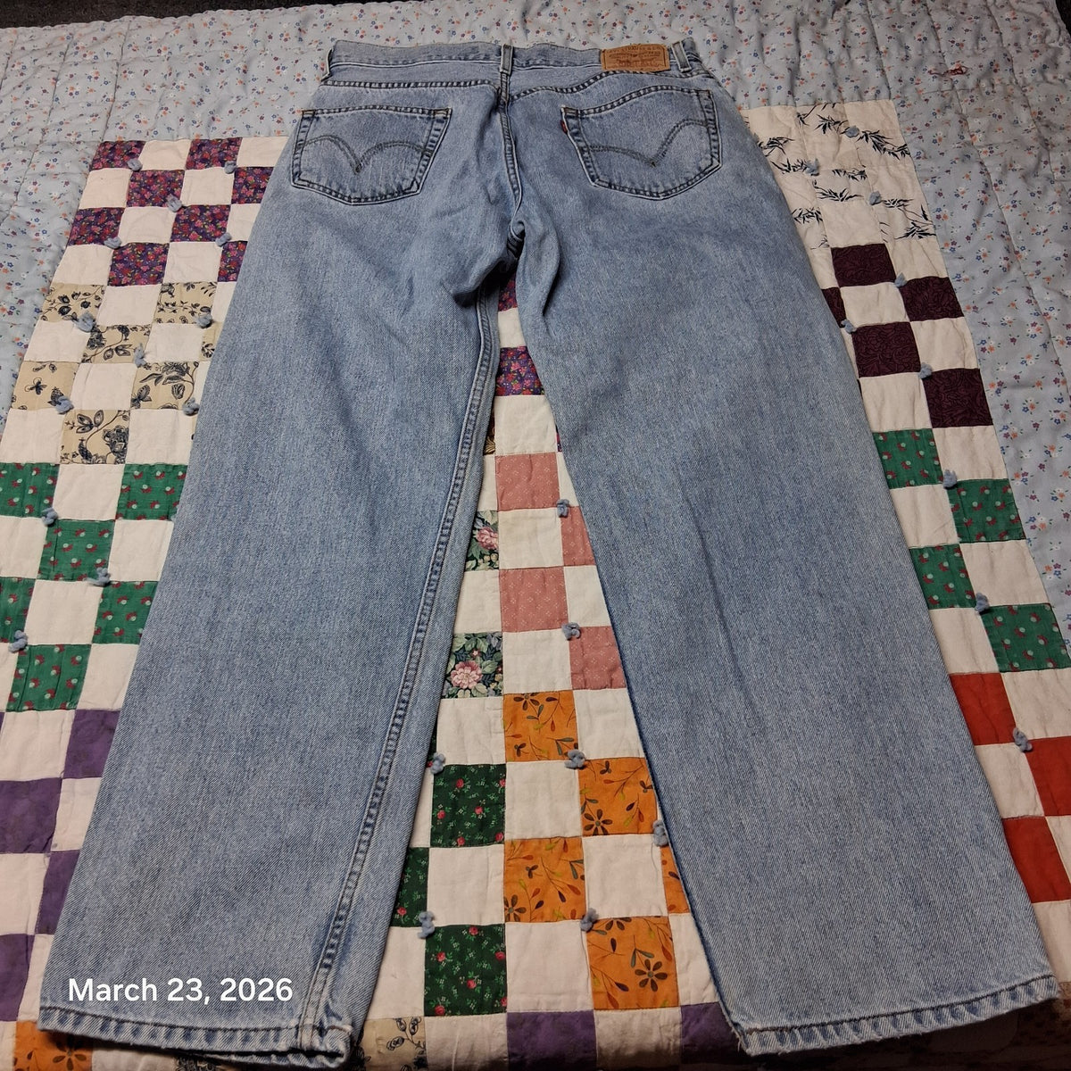Levi's 2004 550 Relaxed Fit Jeans Blue Size 36x34