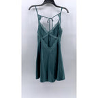 VICTORIA'S SECRET Women's Blue Lace-Trim V-Neck Sleep Gown SZ S