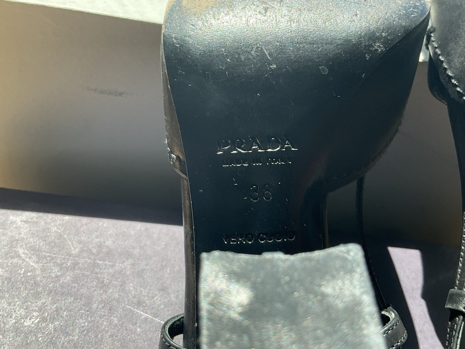 Prada Square Toe Heel