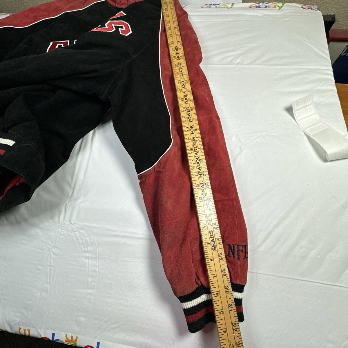 G-III Apparel Group Atlanta Falcons Suede Leather Jacket XXL