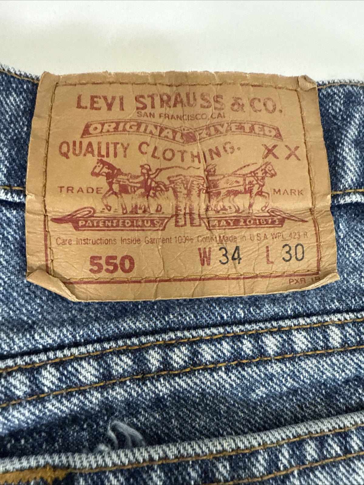 Levi's 1990s 550 Jeans Medium Wash 32x30