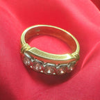 Vintage Estate Diamond Ring 750 -18k Gold