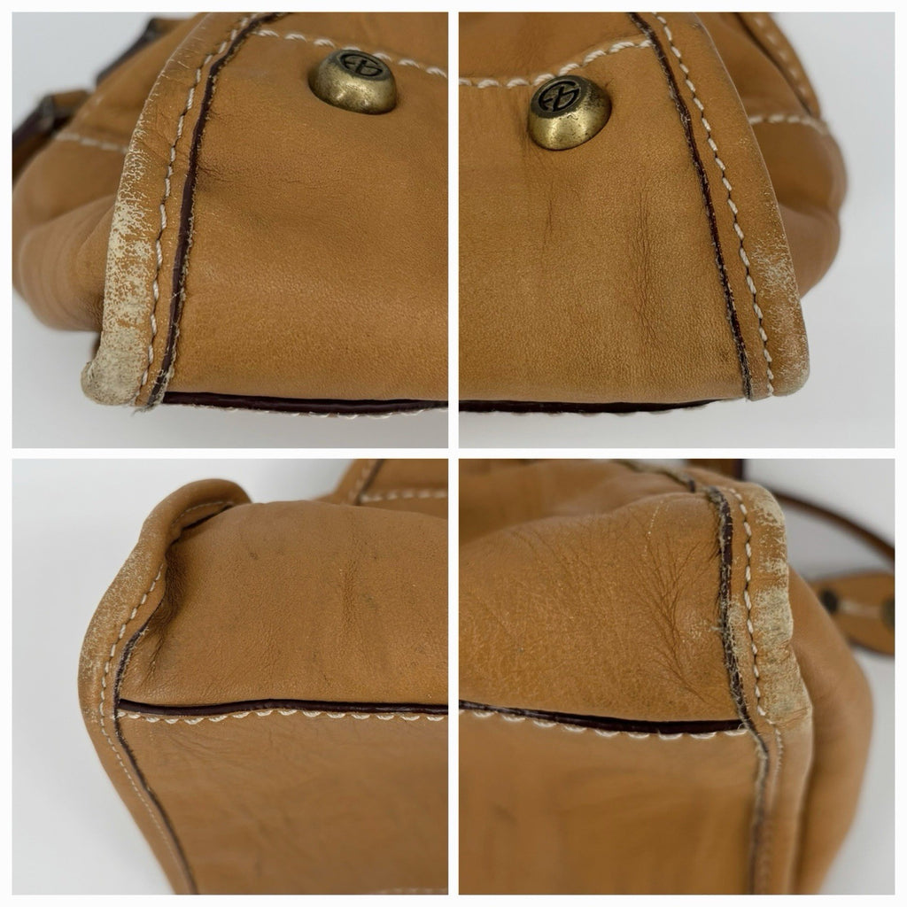 Francesco Biasia Vintage Handbag Tote Y2K Leather authentic From Japan