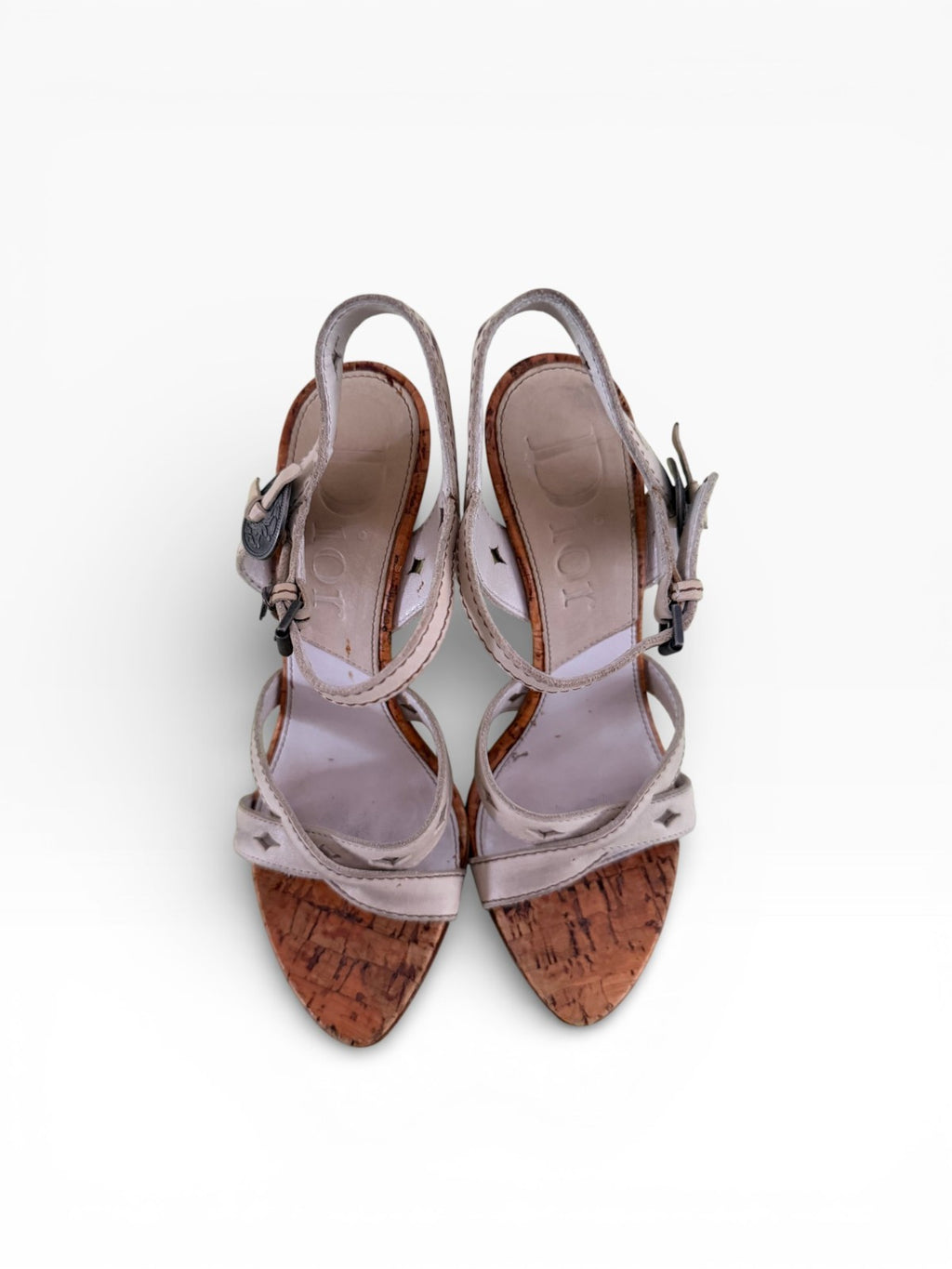 Christian Dior Gaucho Heels Fall/Winter 2006 Cork Wedge EU 35.5 | US 5.5 | UK 3