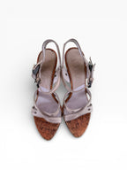 Christian Dior Gaucho Heels Fall/Winter 2006 Cork Wedge EU 35.5 | US 5.5 | UK 3