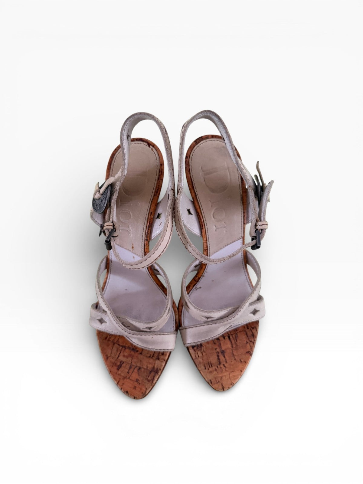 Christian Dior Gaucho Heels Fall/Winter 2006 Cork Wedge EU 35.5 | US 5.5 | UK 3