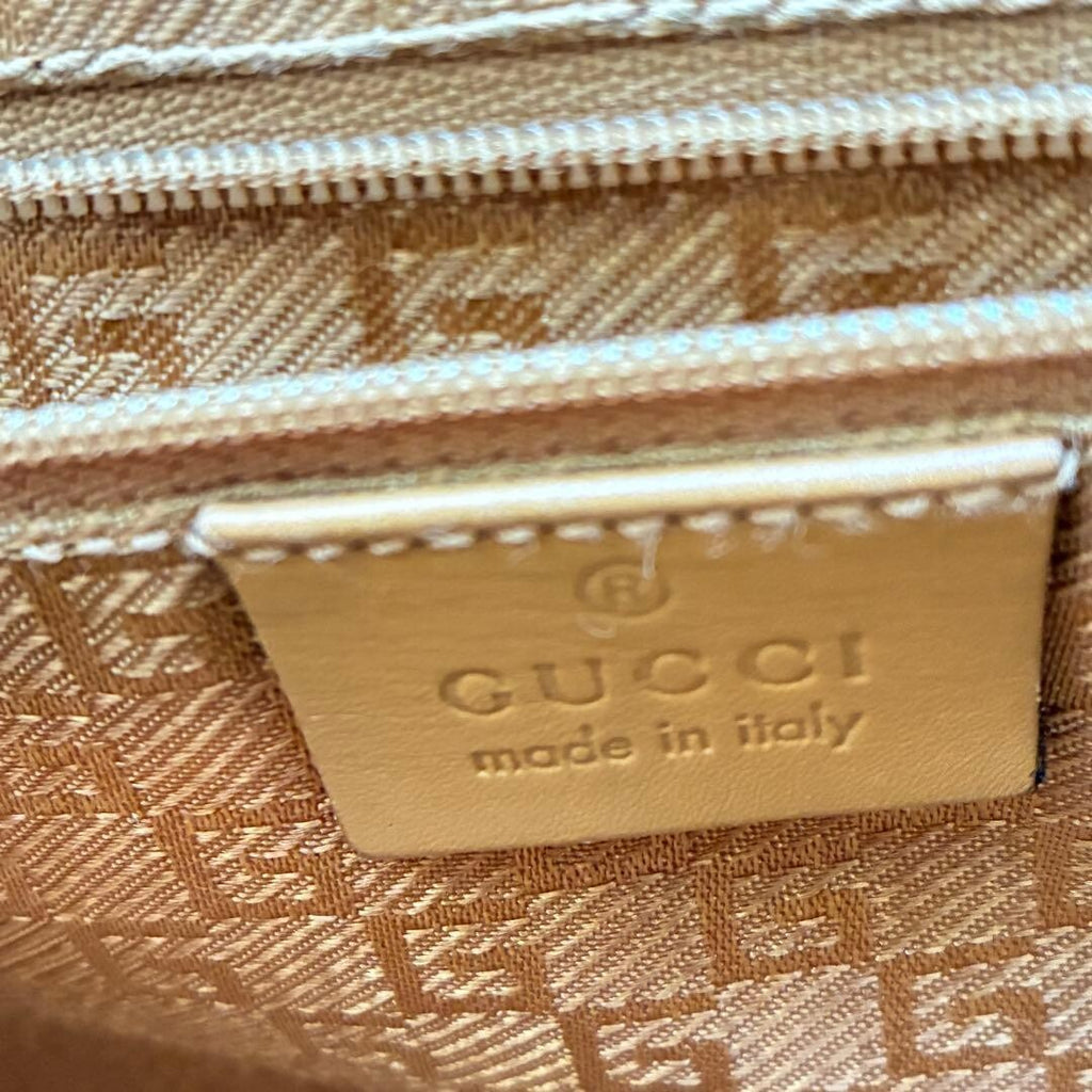 Gucci Jackie Bamboo Shoulder Bag Pink Suede Leather