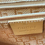 Gucci Jackie Bamboo Shoulder Bag Pink Suede Leather