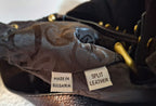 Francesco Biasia Brown Leather and Suede Medium Shoulder Bag with Tassels