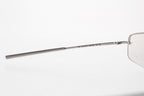 VINTAGE GIANFRANCO FERRE GF58703  SHIELD METAL SUNGLASSES 120 MM ITALY