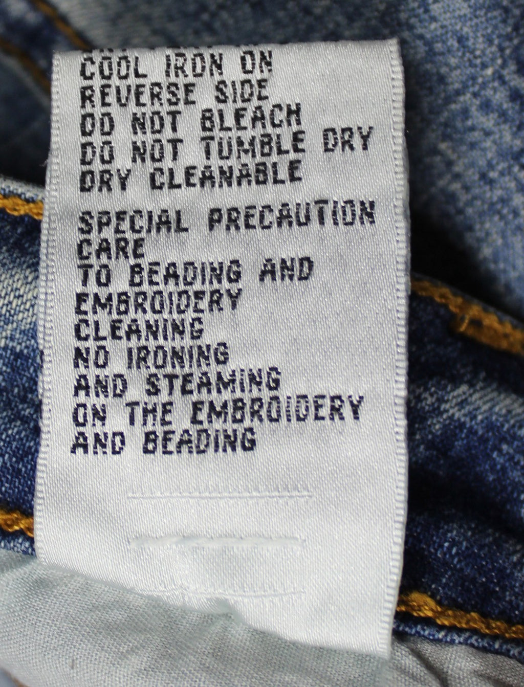 Cache Y2K Embellished Flared Denim Jeans Size 8