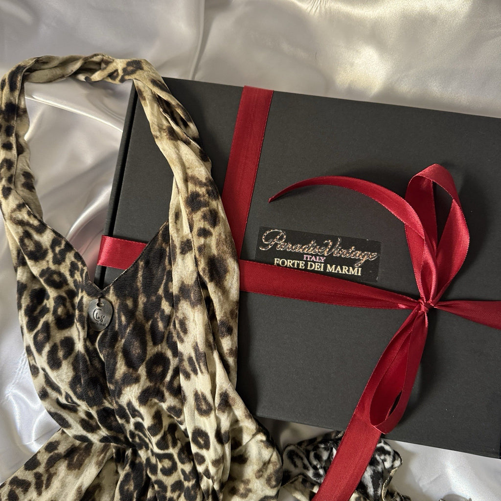 RARE!!! ROBERTO CAVALLI CLASS CAVALLI LEOPARD DRESS FROM 2000’s-