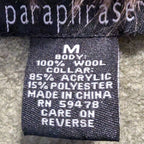 VTG Paraphrase Leopard Print Blazer Jacket Faux Fur Collar Women M Wool Mobwife