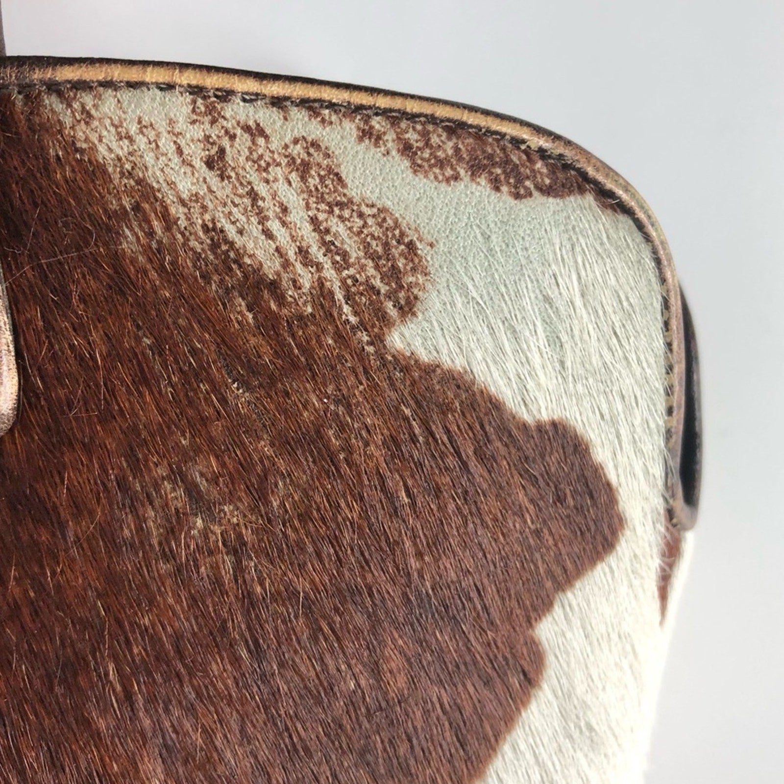 Giuseppe Zanotti Crystals Cow Print Pull On Western Cowgirl Heeled Boots 7