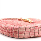 GUCCI Jackie 1961 Velvet Crocodile Jacquard in Pink & Taupe Excellent Condition