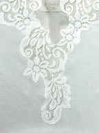 Victoria's Secret Gold Label Vintage White Floral Slip Dress (S) Nightgown