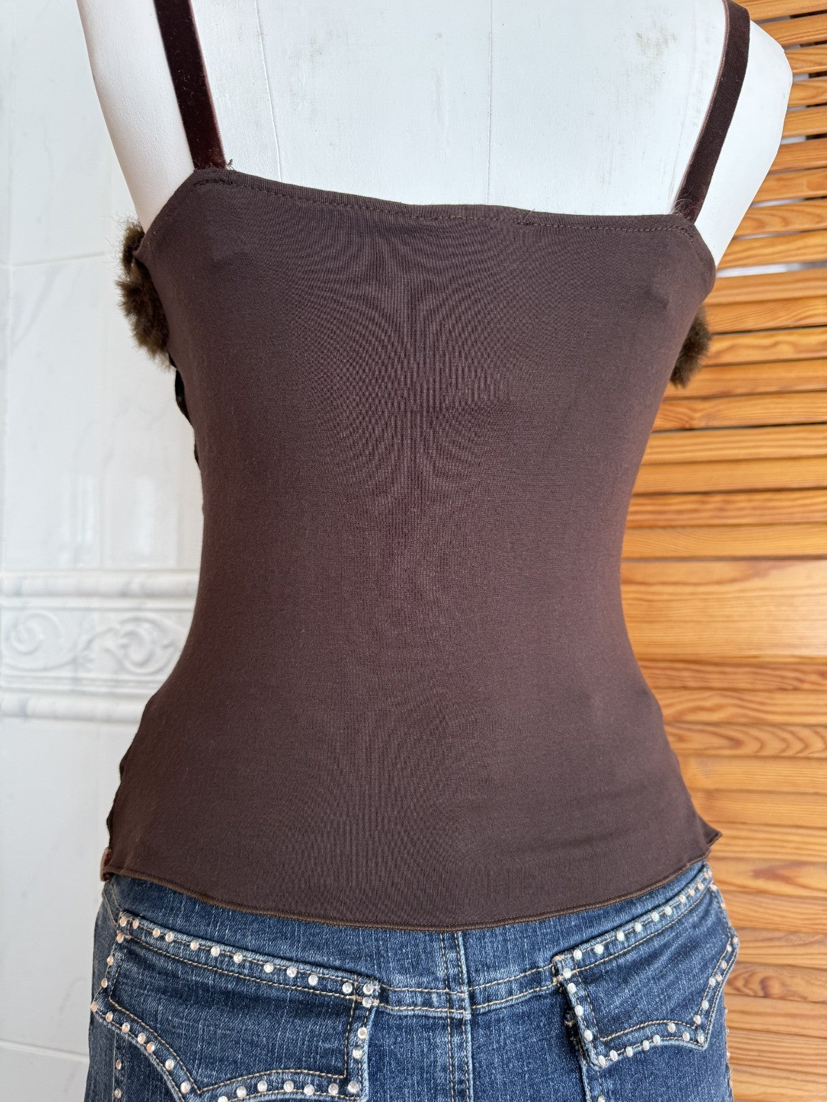 Lululemon Denim Fur Top and Skirt Set Size 3