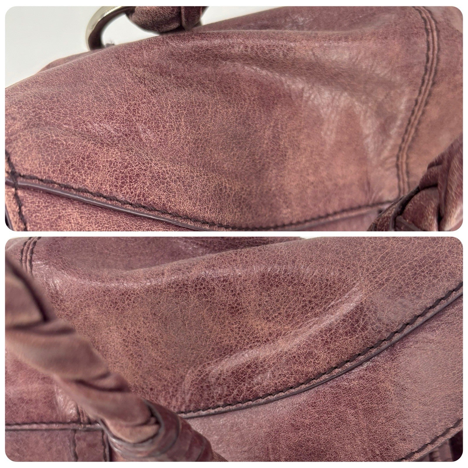 Francesco Biasia Handbag Tote Vintage Secret Love authentic From Japan