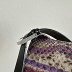 RARE Fendi purple python shoulder bag