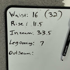 Vintage Levis 505 Jeans Mens 33x34 (32x33.5) Light Wash Straight Denim USA 90s